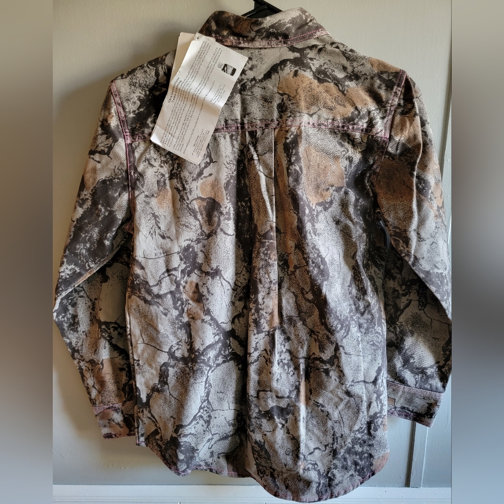 Natural Gear Natural Bush Button Down Shirt size Small women's NWT - Picture 3 of 8